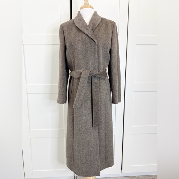 Brooks Brothers Gray Trench Coat - Picture 2 of 6